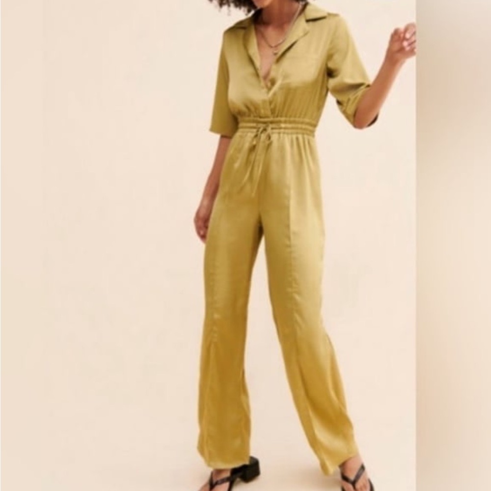4th and Reckless Satin Women's Jumpsuit